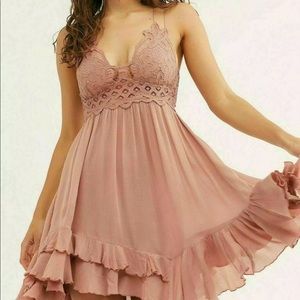 Free people crochet midi dress